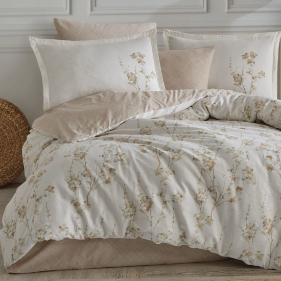 6-Piece Double Super King Size Comforter Set – 100% Super Premium Turkish Cotton, Double-Face Design